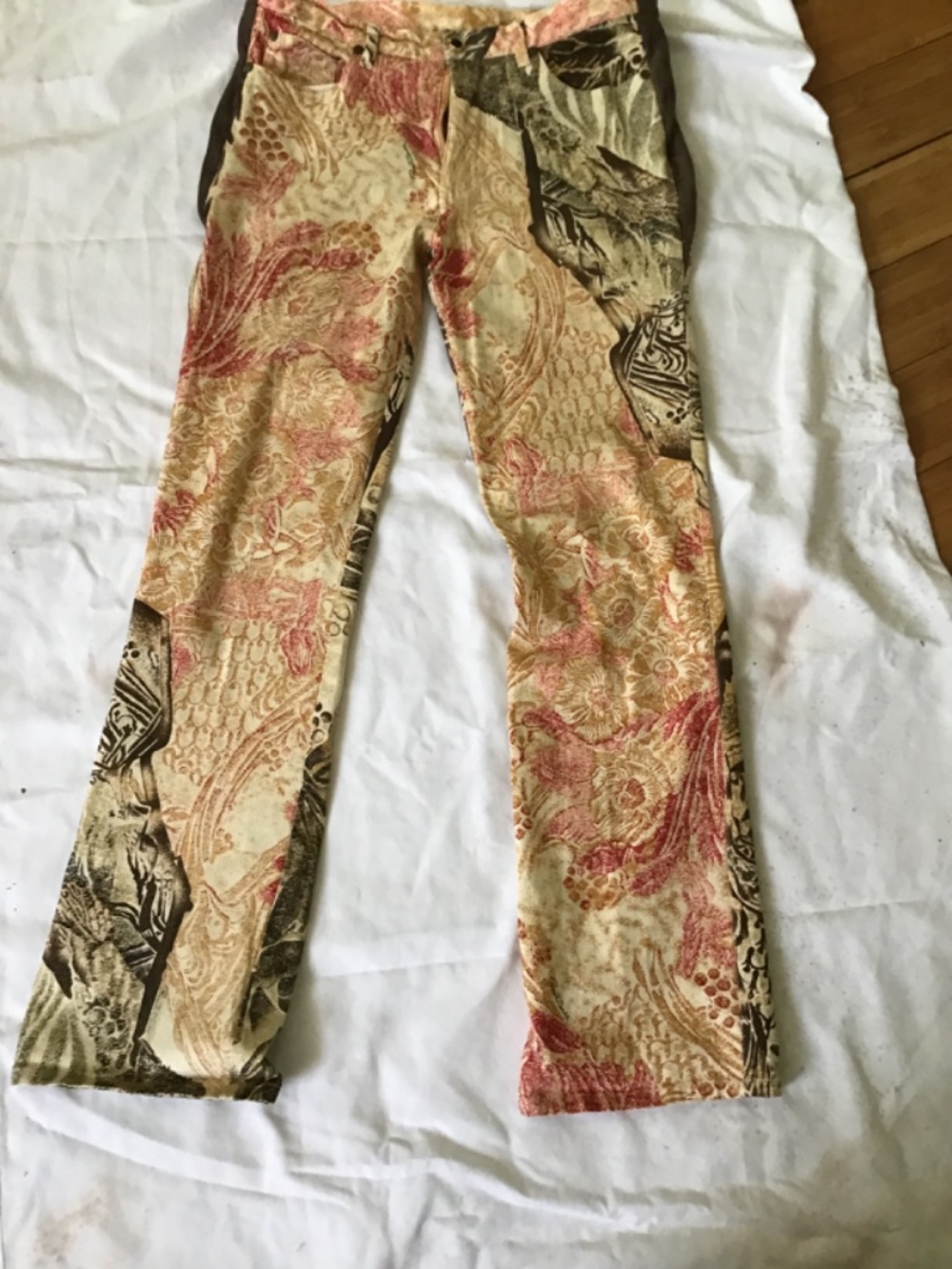Vintage Roberto Cavalli cotton straight leg jean - Picture 2 of 8